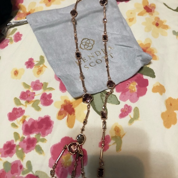 Kendra Scott Rose Gold Necklace - Picture 5 of 5